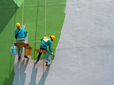 Commercial Fence Painting in Gilbert, AZ